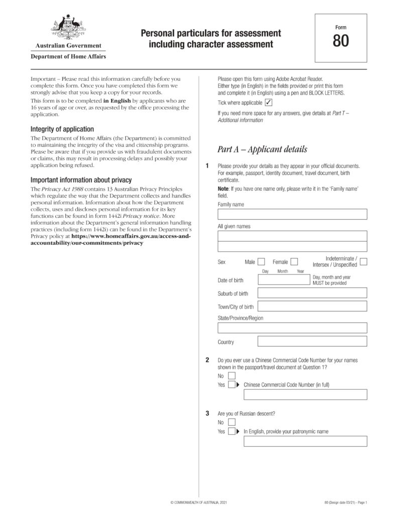 How to write a statutory declaration for an Australian partner visa [Sample Example] 4Nations